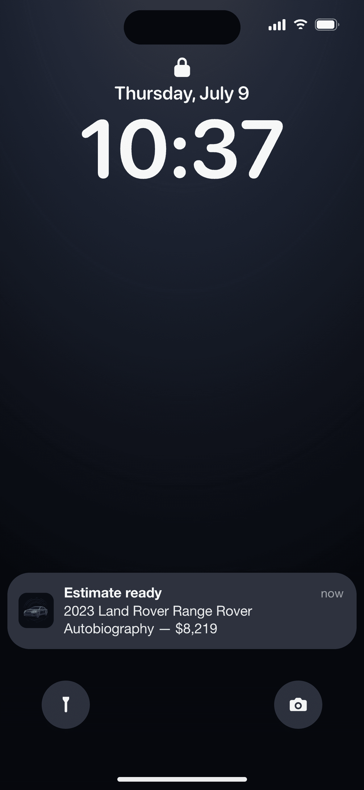 Vectivra estimate ready notification